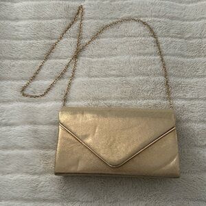 Gold purse bag clutch